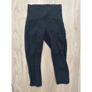 Lululemon Athletica Black High-Rise Womens Leggings Size 2 - Nylon/Elastane